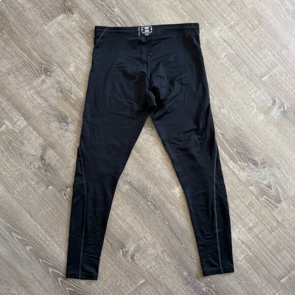 Under Armour Men’s Black ColdGear Fitted Coupe Adjustee Leggings Size Small - Picture 2 of 13
